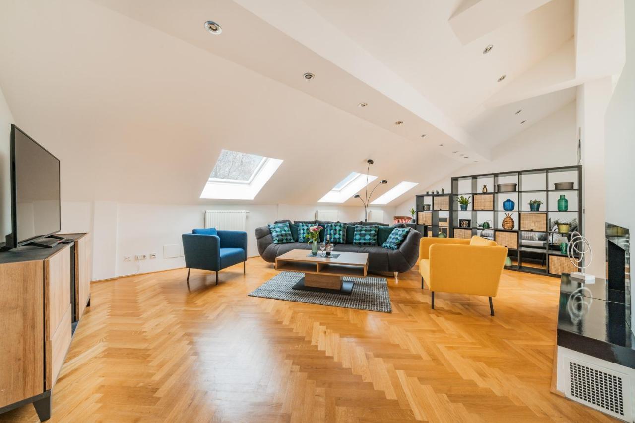 Penthouse Apartment - Sauna - Terrasse - Kamin - Ac Вена Экстерьер фото